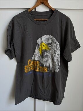 Chris Stapleton Aeropostale Graphic Eagle Tee Grey Medium